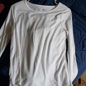 Mudd plain white long sleeve